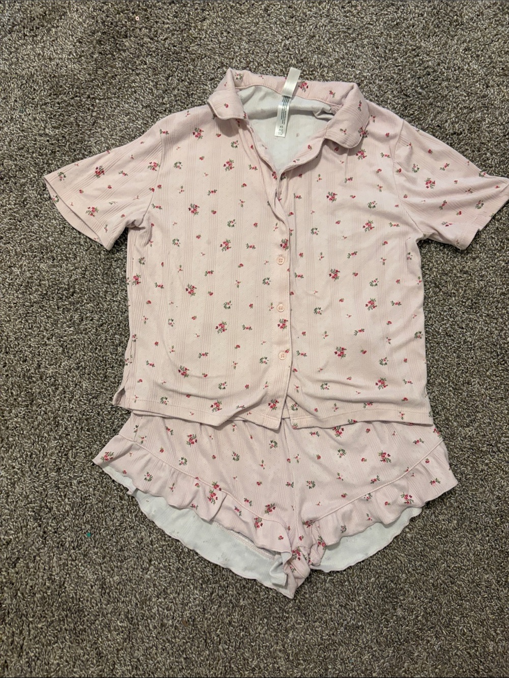 wild fable Pink Floral Short Pajama Set